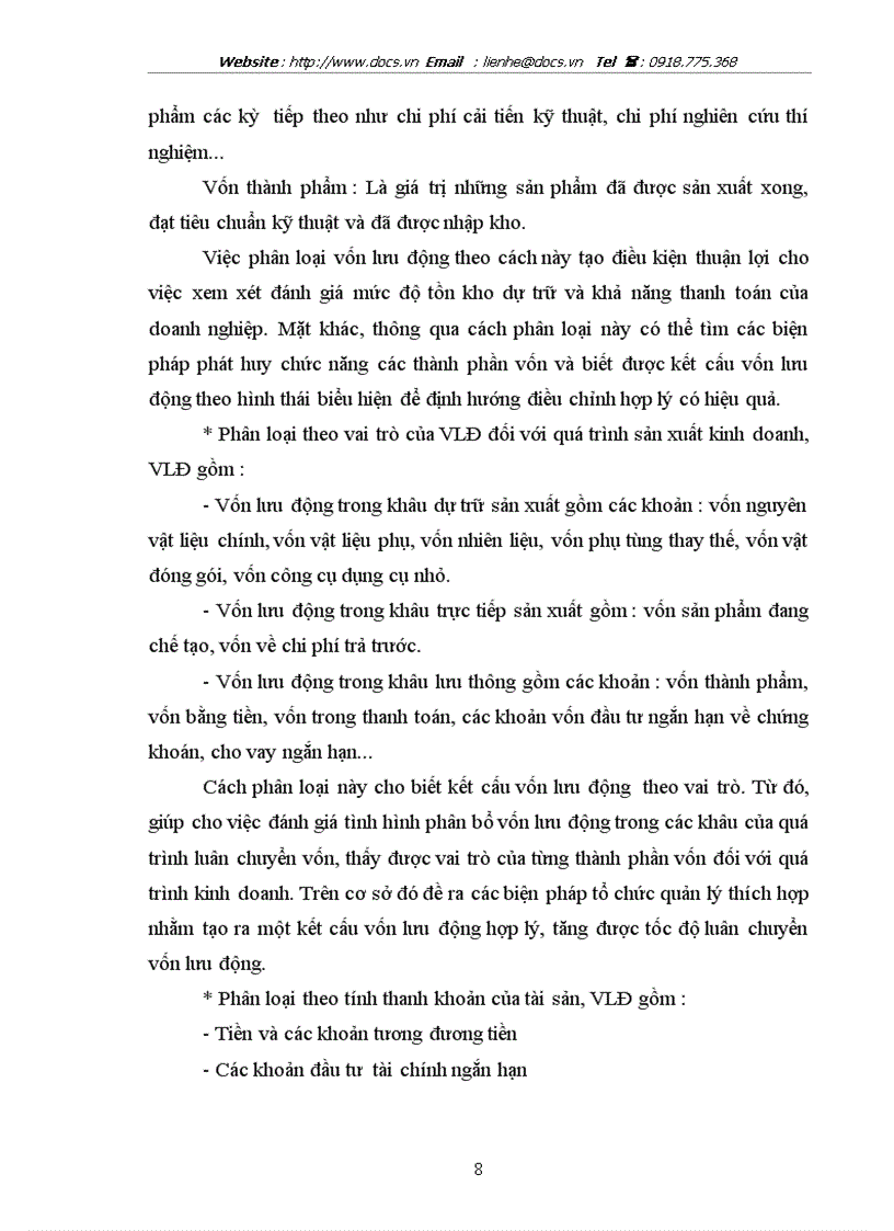image for page Nâng cao hiệu quả sử dụng vốn lưu động tại công ty TNHH Nhà nước một thành viên XNK sản phẩm cơ khí
