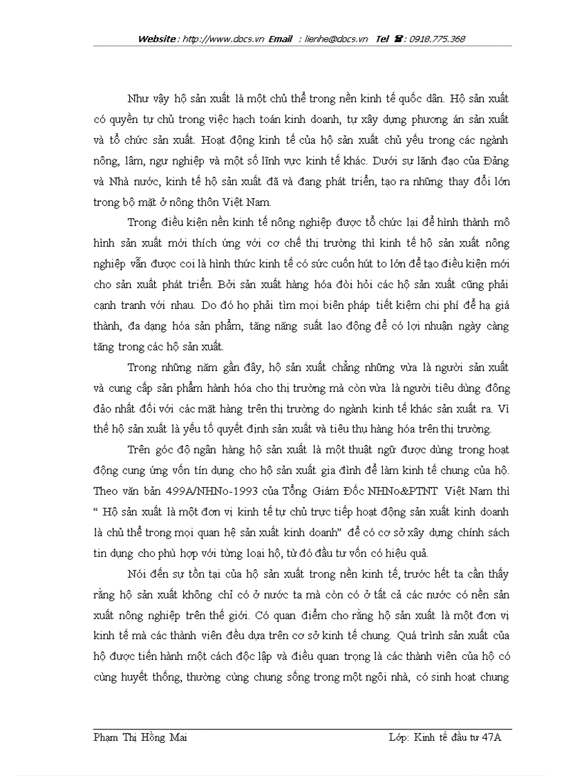 image for page Hoạt động đầu tư cho vay đối với hộ sản xuất tại ngânhàng NHNo PTNT AgriBank Chi nhánh huyện Vụ Bản
