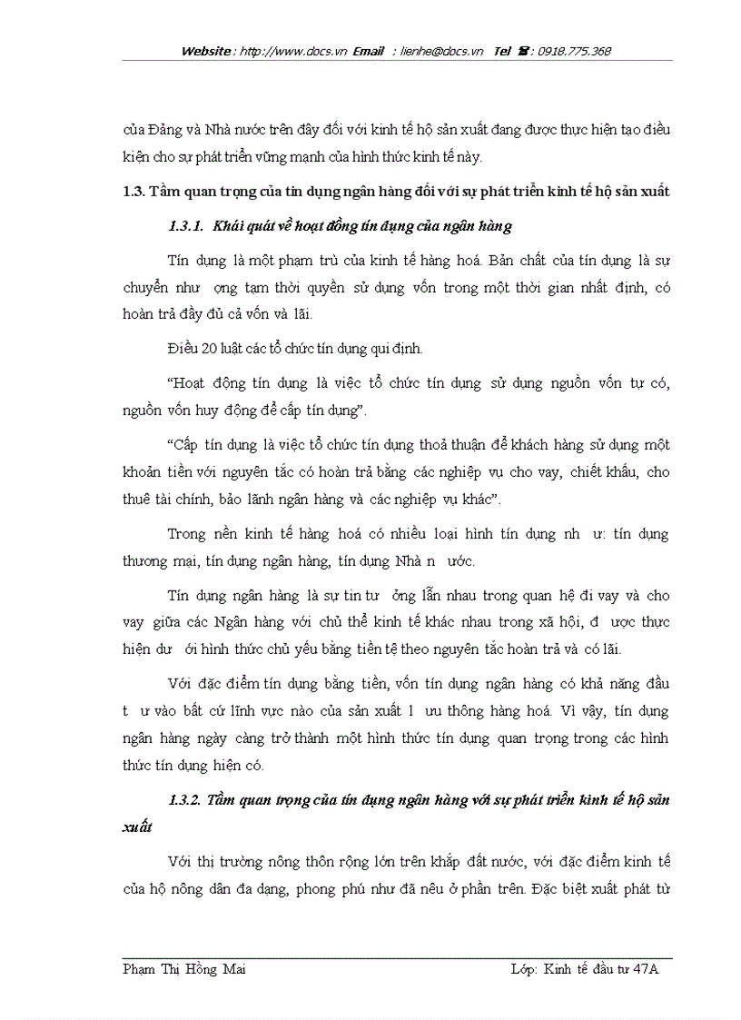 image for page Hoạt động đầu tư cho vay đối với hộ sản xuất tại ngânhàng NHNo PTNT AgriBank Chi nhánh huyện Vụ Bản