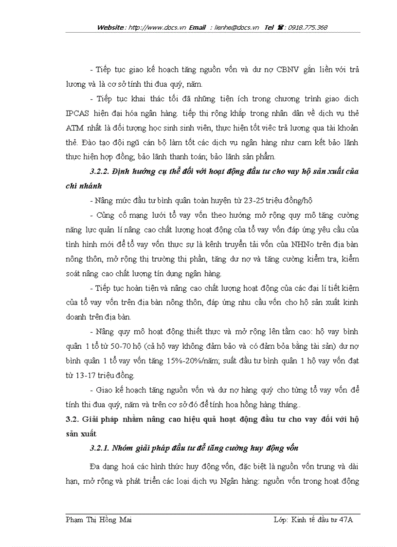 image for page Hoạt động đầu tư cho vay đối với hộ sản xuất tại ngânhàng NHNo PTNT AgriBank Chi nhánh huyện Vụ Bản