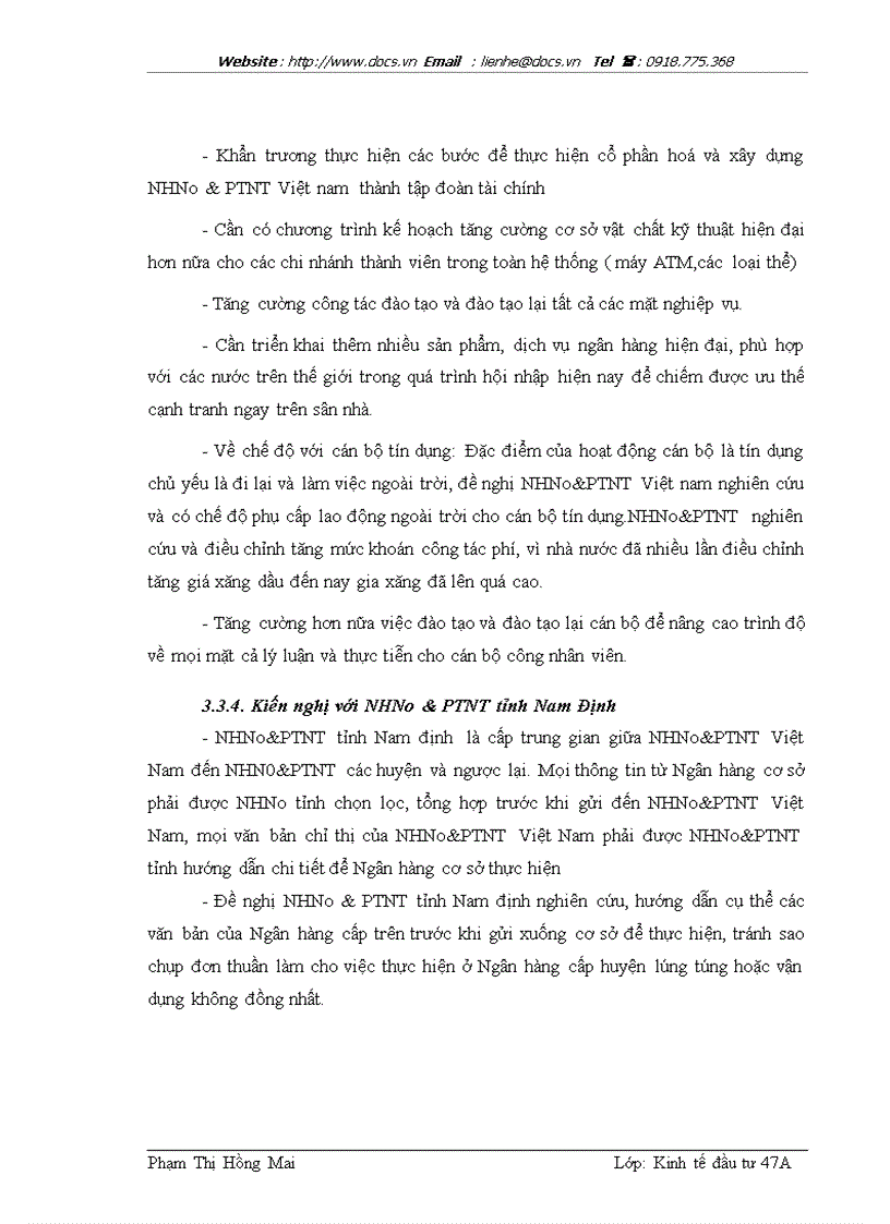 image for page Hoạt động đầu tư cho vay đối với hộ sản xuất tại ngânhàng NHNo PTNT AgriBank Chi nhánh huyện Vụ Bản