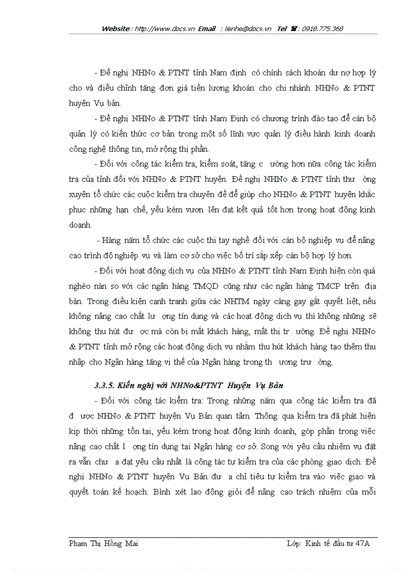 image for page Hoạt động đầu tư cho vay đối với hộ sản xuất tại ngânhàng NHNo PTNT AgriBank Chi nhánh huyện Vụ Bản