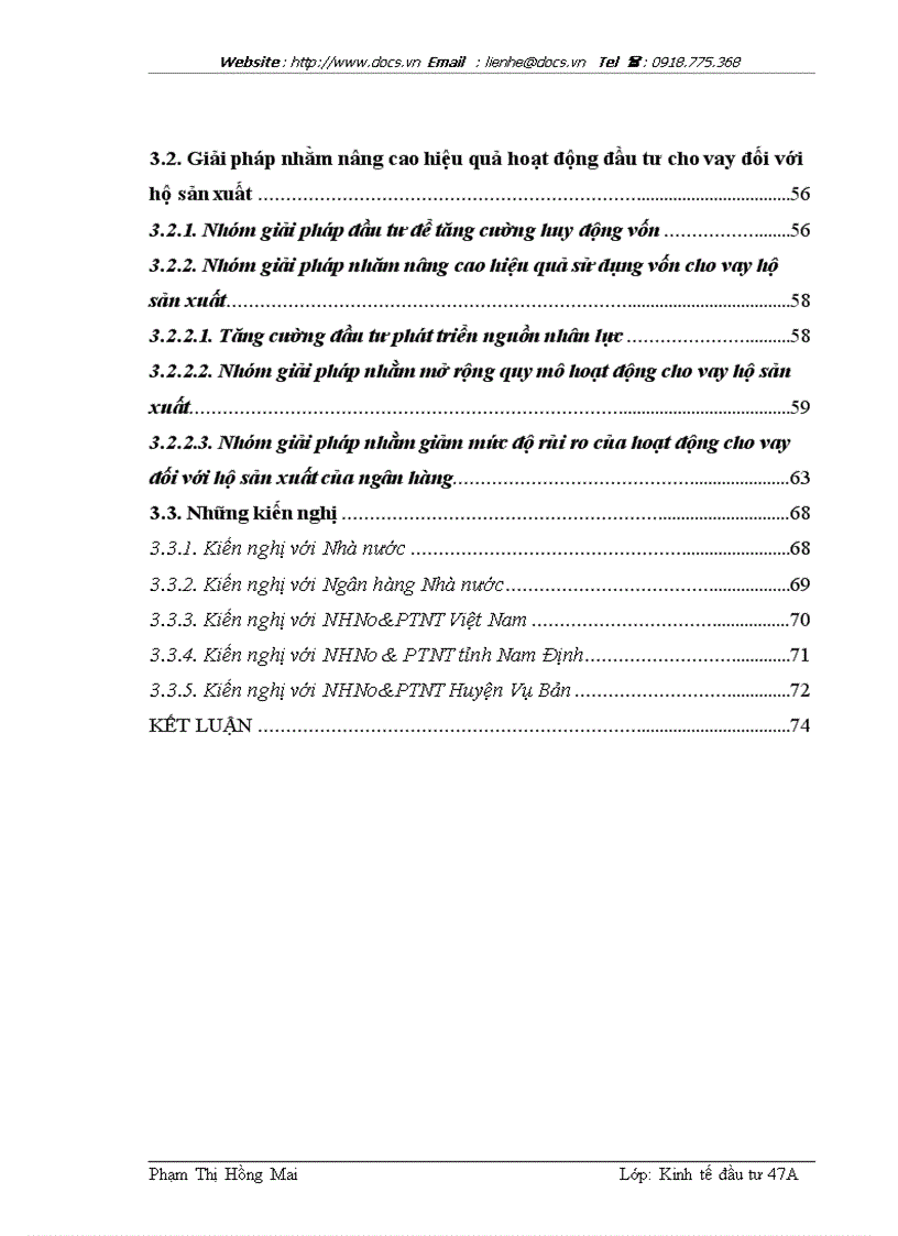 image for page Hoạt động đầu tư cho vay đối với hộ sản xuất tại ngânhàng NHNo PTNT AgriBank Chi nhánh huyện Vụ Bản