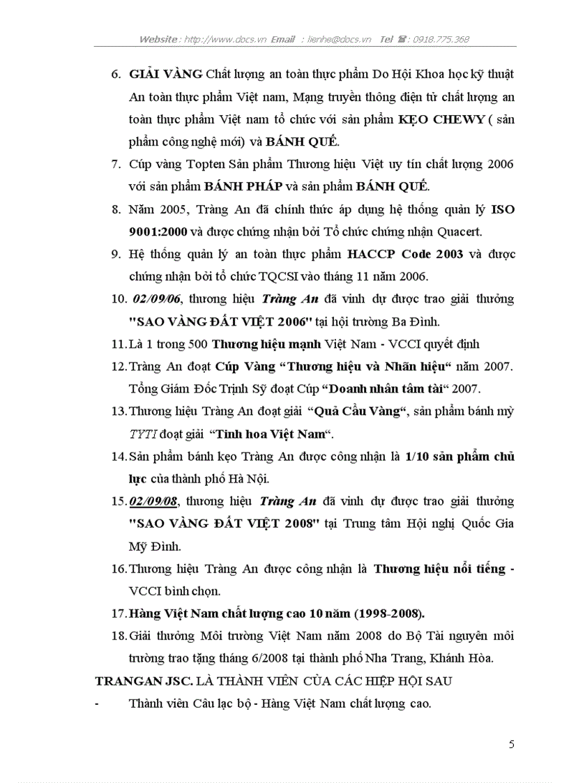 image for page Khái quát chung về công ty cổ phần tràng an