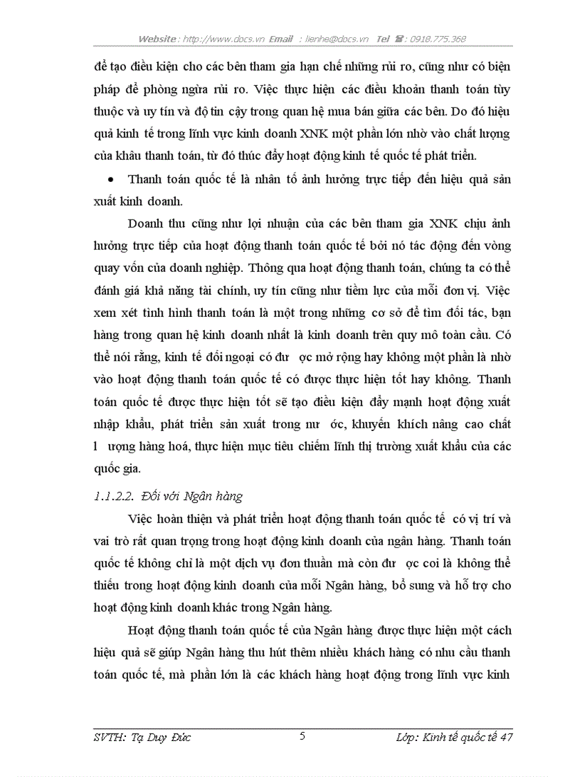 image for page Đẩy mạnh hoạt động thanh toán quốc tế tại Ngân hàng TMCP Gia Định