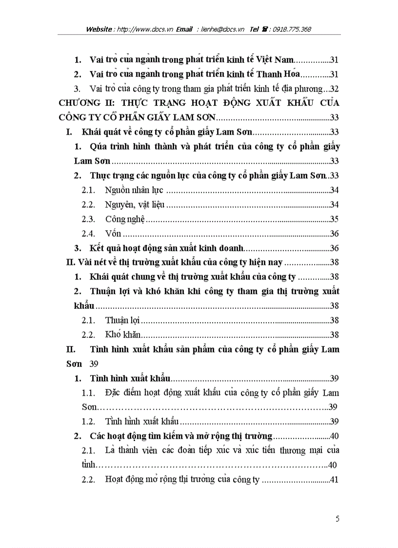 image for page Phương hướng và giải pháp mở rộng thị trường xuất khẩu sa n phâ m của công ty cổ phần giấy Lam Sơn