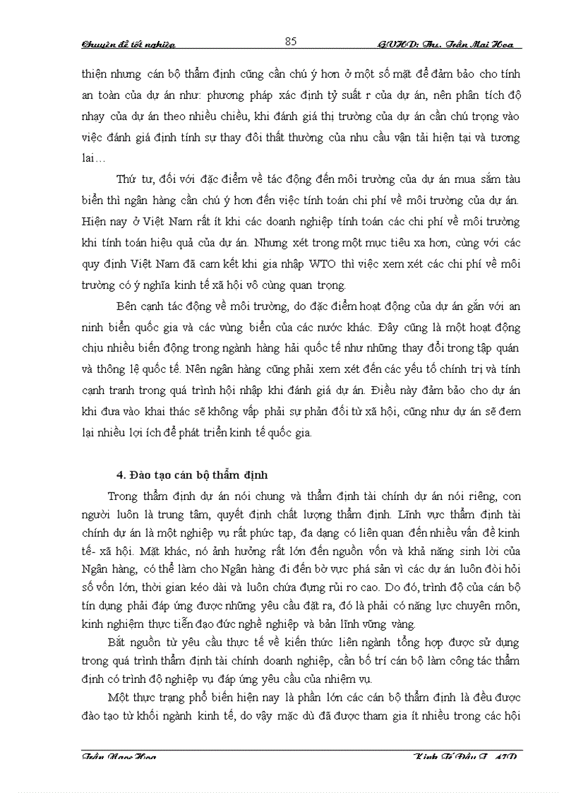 image for page Thẩm định dự án đầu tư mua sắm tàu biển tại Ngân hàng Nông nghiệp và phát triển nông thôn Nam Hà Nội