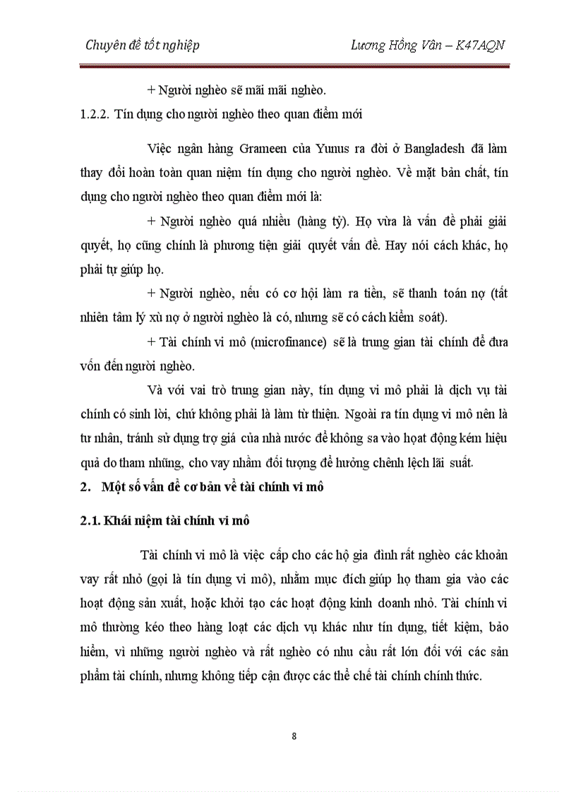image for page Tác động của Tài chính vi mô tới công tác xóa đói giảm nghèo ở Việt Nam và một số giải pháp nhằm nâng cao hiệu quả hoạt động của tài chính vi mô