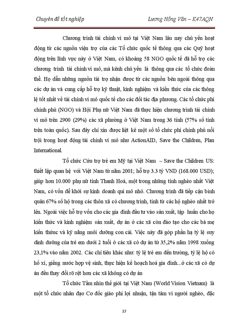 image for page Tác động của Tài chính vi mô tới công tác xóa đói giảm nghèo ở Việt Nam và một số giải pháp nhằm nâng cao hiệu quả hoạt động của tài chính vi mô