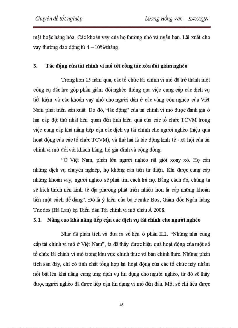 image for page Tác động của Tài chính vi mô tới công tác xóa đói giảm nghèo ở Việt Nam và một số giải pháp nhằm nâng cao hiệu quả hoạt động của tài chính vi mô