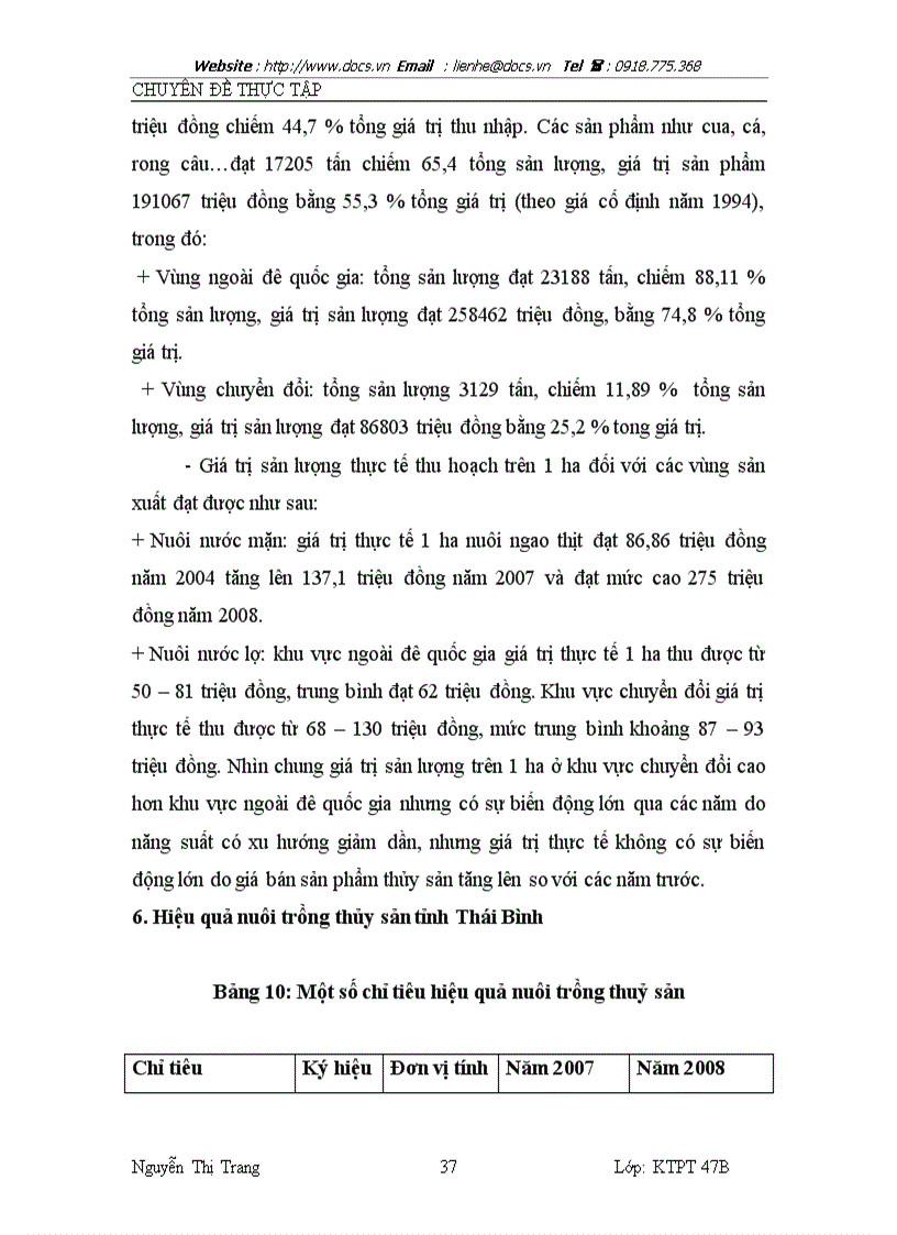 image for page Thực trạng và giải pháp nâng cao hiệu quả nuôi trồng thuỷ sản ở tỉnh thái bình