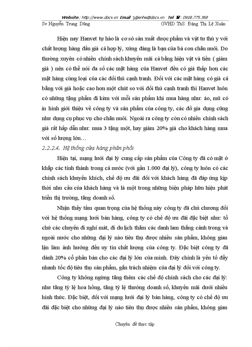 image for page Thực trạng và những giải pháp thực hiện kế hoạch marketing của Công ty Cổ phần Dược và Vật tư thú y HANVET giai đoạn 2006 2010