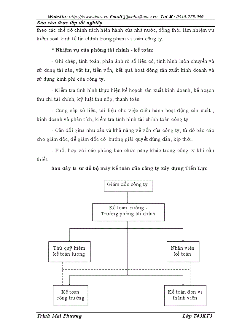 image for page Tại Công ty xây dựng Tiến Lực lt KT gt