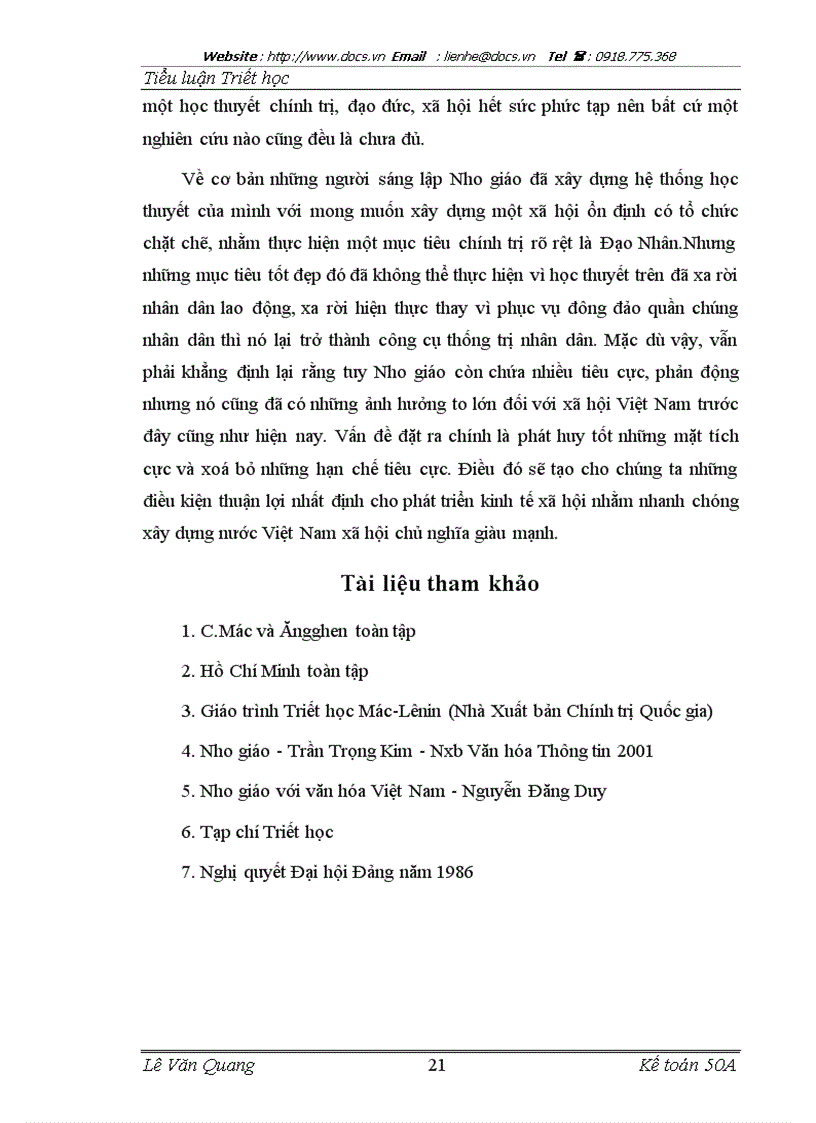 image for page Quan điểm chính trị xã hội trong triết học Nho gia và vai trò của nó trong đời sống xã hội ở Việt Nam hiện nay