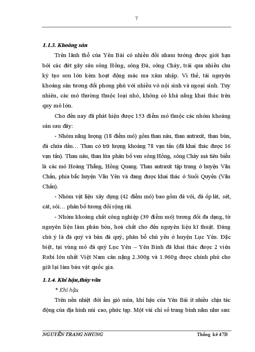 image for page Vận dụng một số phương pháp thống kê phân tích tình hình phát triển sản xuất công nghiệp tỉnh Yên Bái giai đoạn 2003 2007 và dự báo cho năm 2010