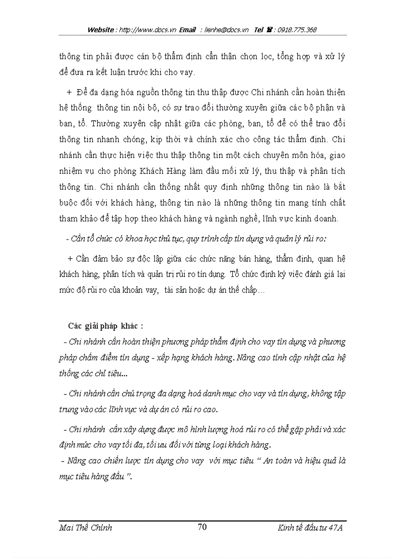 image for page Thực trạng và giải pháp nâng cao hiệu quả công tác thẩm định dự án tại Chi nhánh Thành Công ngânhàng NHTMCP Ngoại Thương VietcomBank