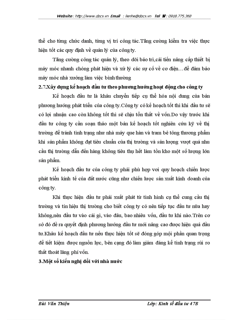 image for page Đầu tư phát triển tại Công ty CP xây dựng Sông Đà Thực trạng và giải pháp