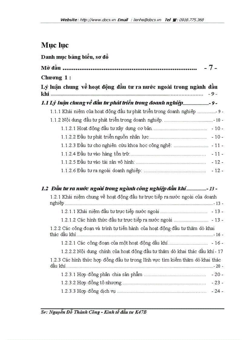 image for page FDI ra nước ngoài trong lĩnh vực thăm dò khai thác dầu khí tại Tập đoàn dầu khí Việt Nam Thực trạng và giải pháp