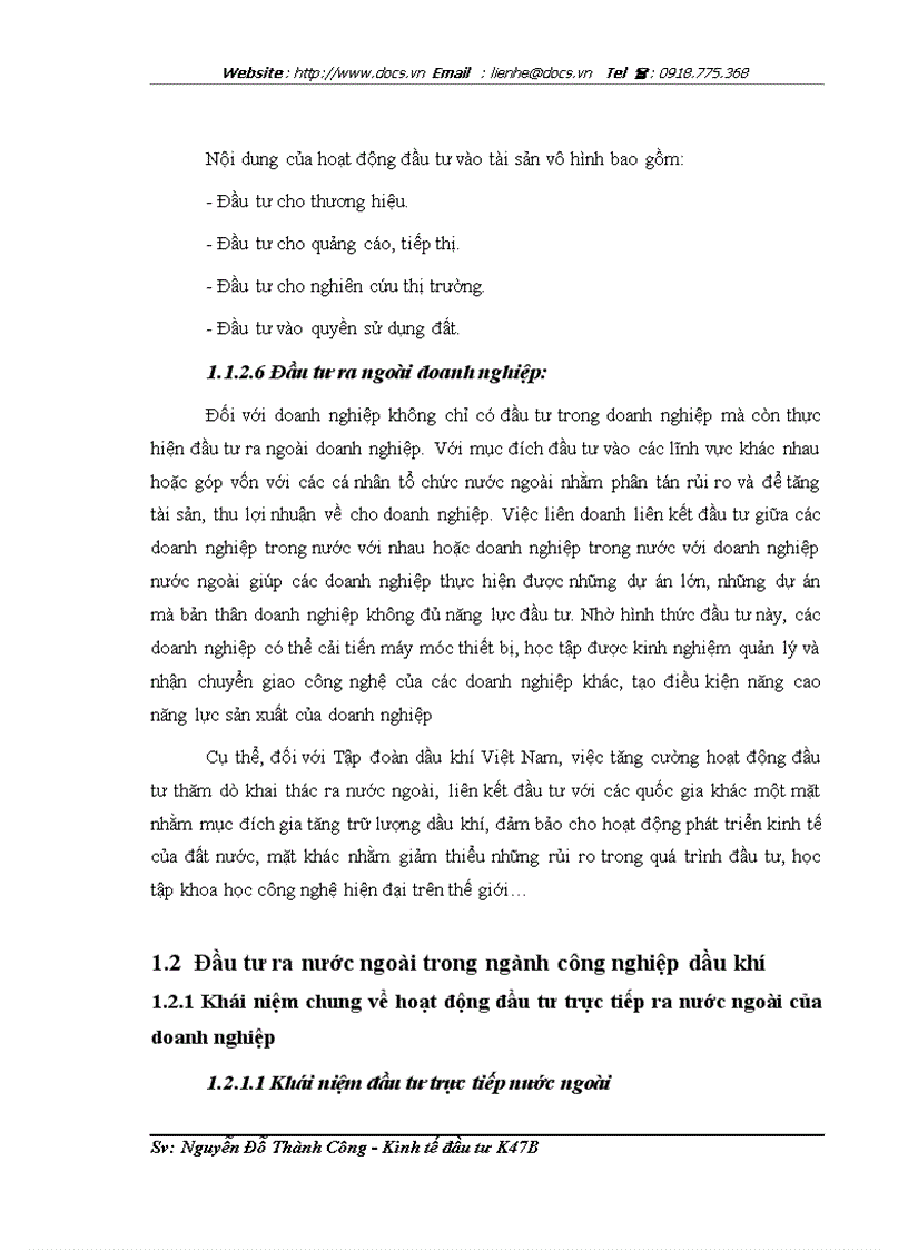 image for page FDI ra nước ngoài trong lĩnh vực thăm dò khai thác dầu khí tại Tập đoàn dầu khí Việt Nam Thực trạng và giải pháp