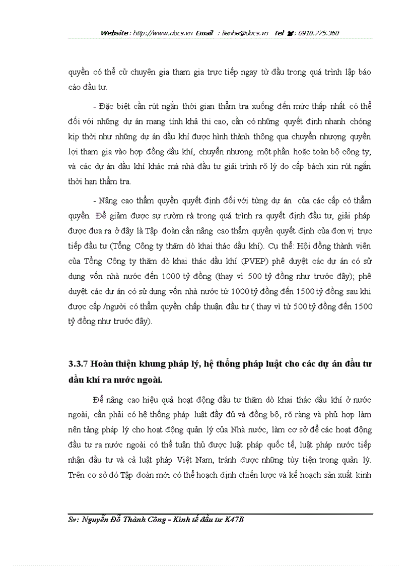 image for page FDI ra nước ngoài trong lĩnh vực thăm dò khai thác dầu khí tại Tập đoàn dầu khí Việt Nam Thực trạng và giải pháp