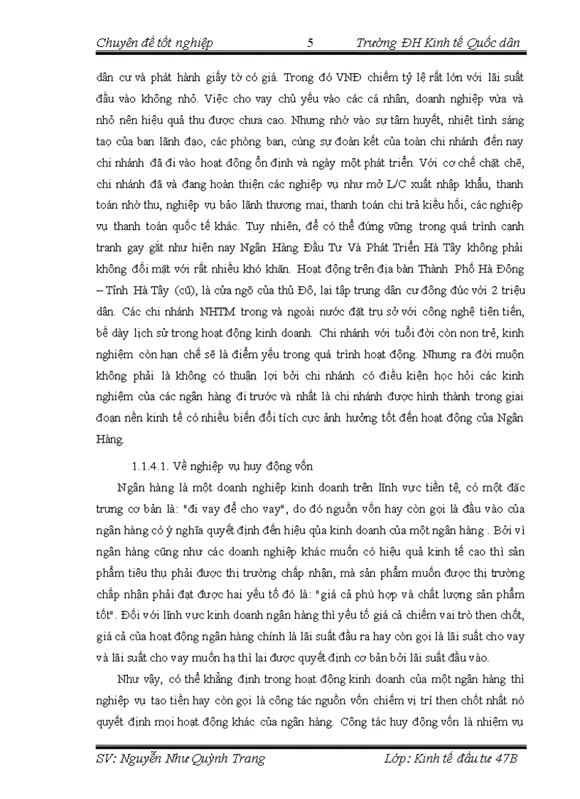 image for page Hoạt động thẩm định dự án đầu tư tại Chi nhánh ngânhàng NHĐT PT BIDV Hà Tây
