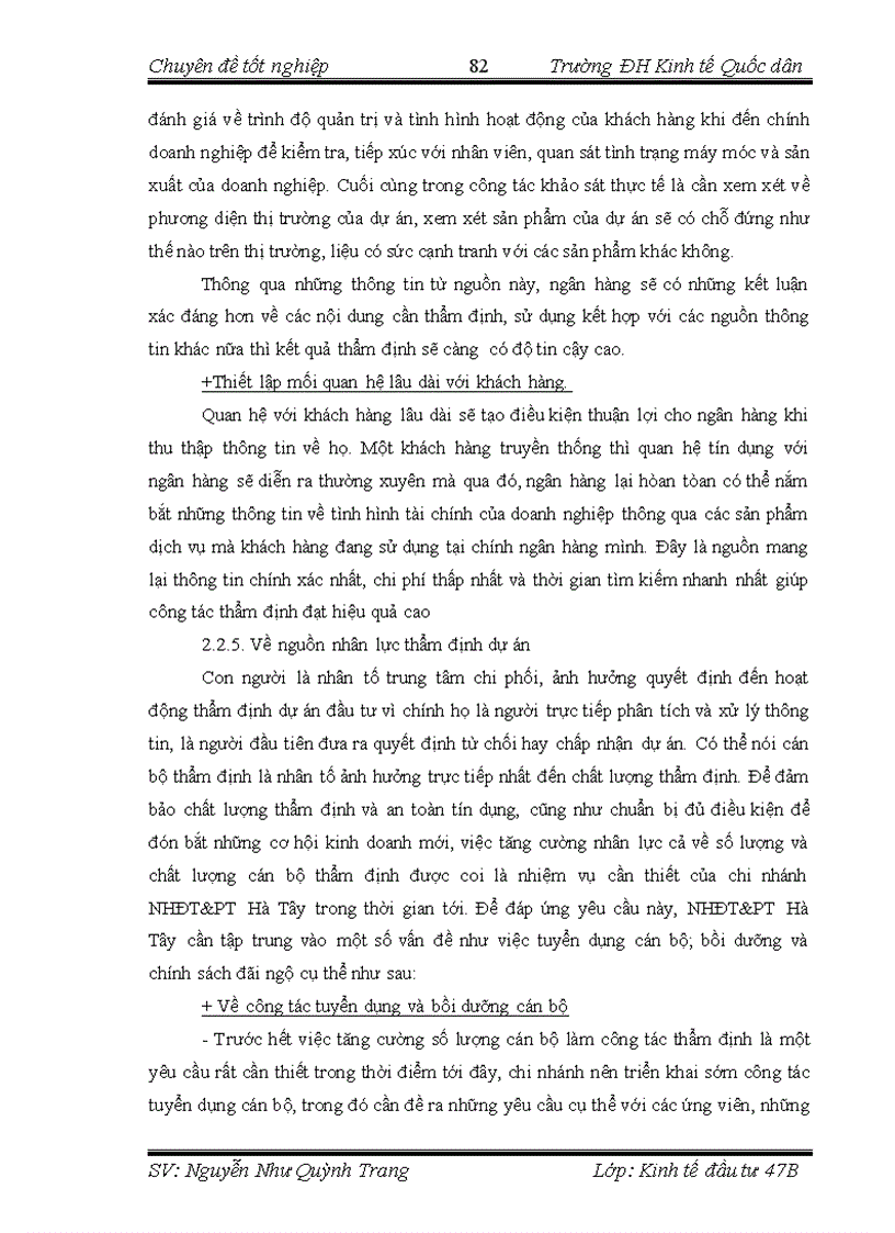 image for page Hoạt động thẩm định dự án đầu tư tại Chi nhánh ngânhàng NHĐT PT BIDV Hà Tây