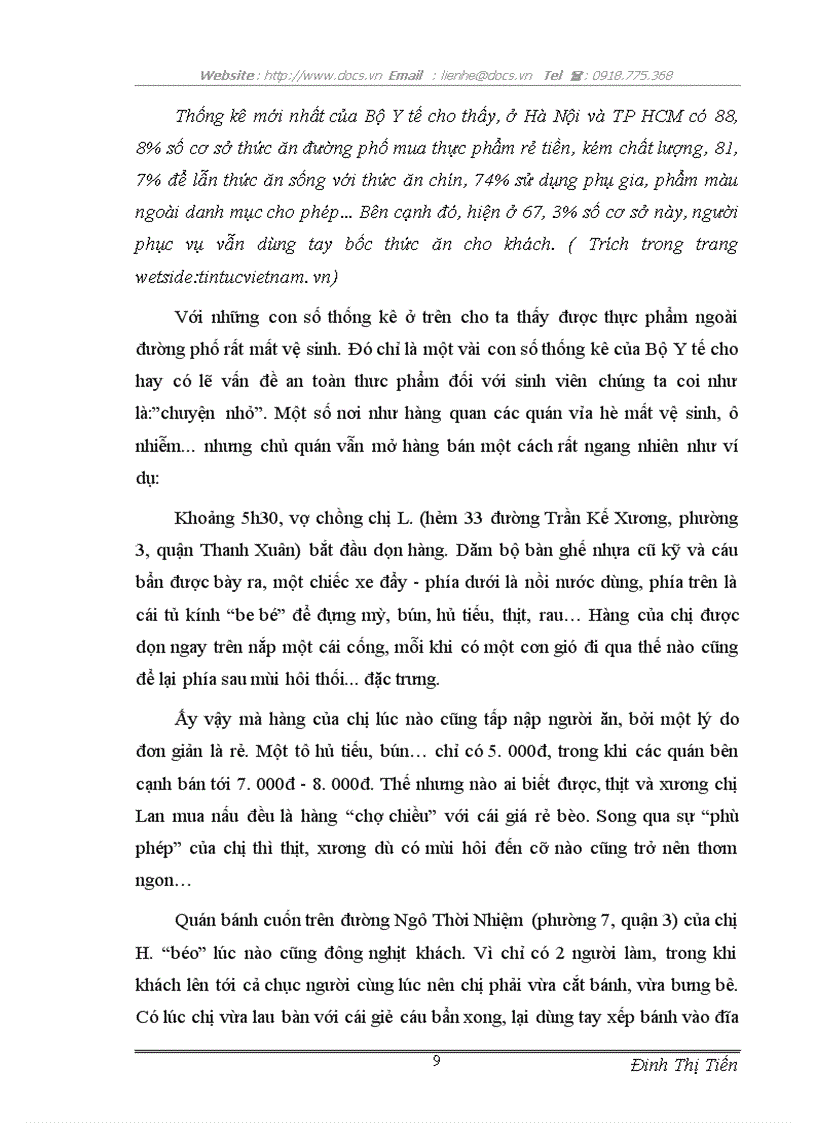 image for page Tình trạng sinh viên ăn quà vặt nhìn từ quá trình nhận thức