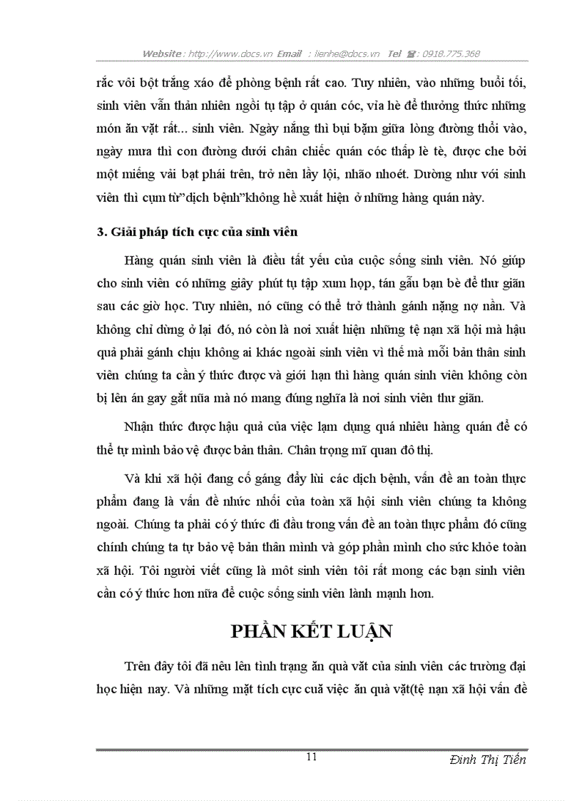 image for page Tình trạng sinh viên ăn quà vặt nhìn từ quá trình nhận thức