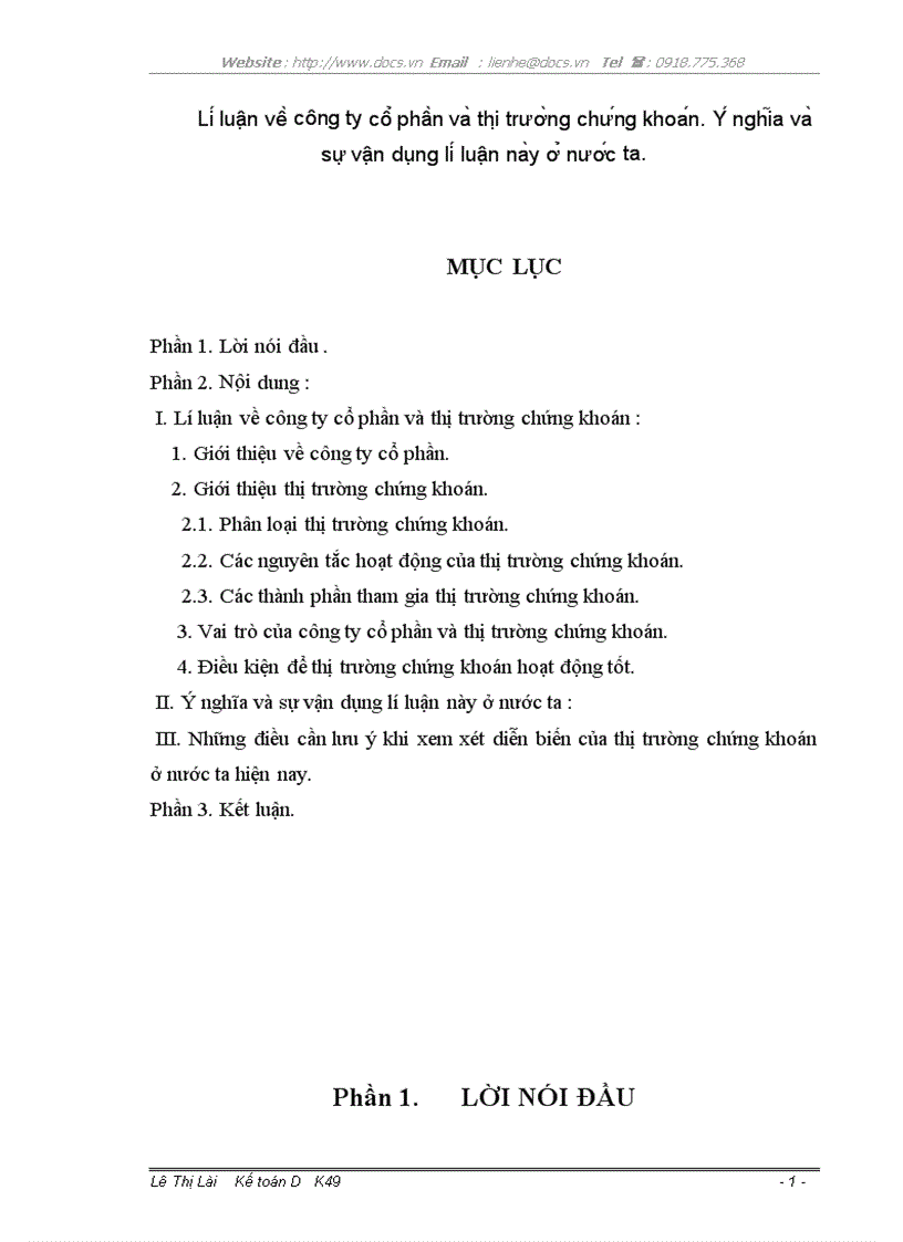image for page Li luâ n vê công ty cô phâ n va thi trươ ng chư ng khoa n Y nghi a va sư vâ n du ng li luâ n na y ơ nươ c ta