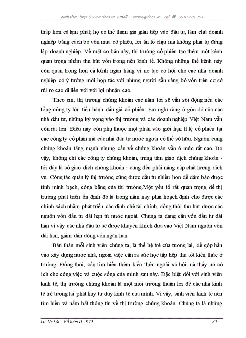 image for page Li luâ n vê công ty cô phâ n va thi trươ ng chư ng khoa n Y nghi a va sư vâ n du ng li luâ n na y ơ nươ c ta