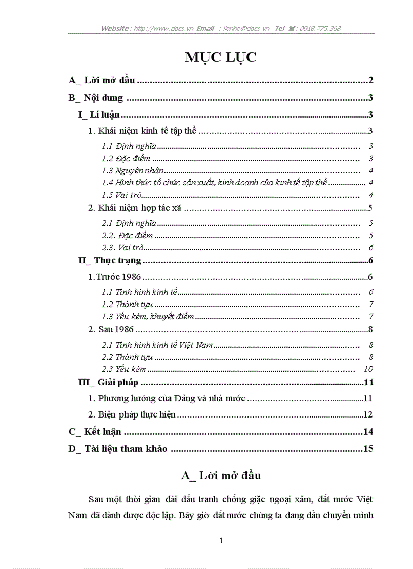 image for page Phát triển kinh tế tập thể trong thời kì quá độ lên chủ nghĩa xã hội