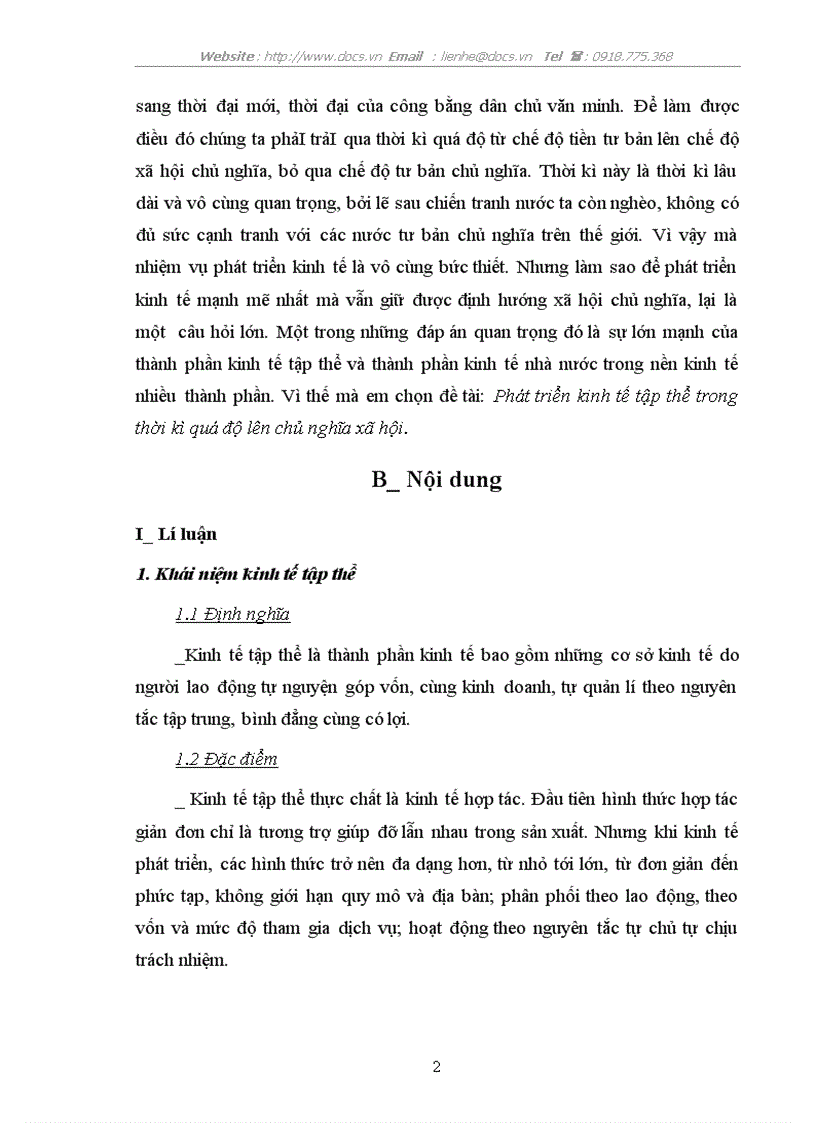 image for page Phát triển kinh tế tập thể trong thời kì quá độ lên chủ nghĩa xã hội