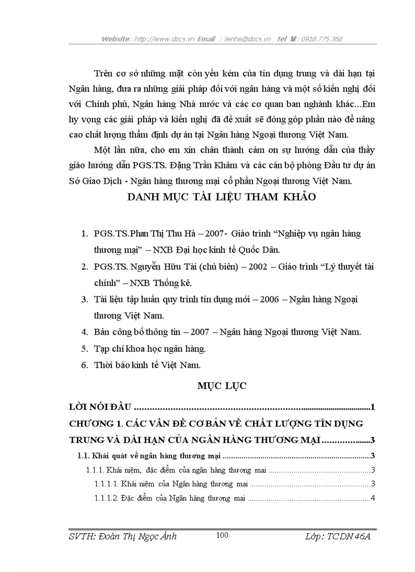 image for page Một số giải pháp nâng cao chất lượng tín dụng trung và dài hạn tại Ngân hàng thương mại cổ phần Ngoại thương Việt Nam