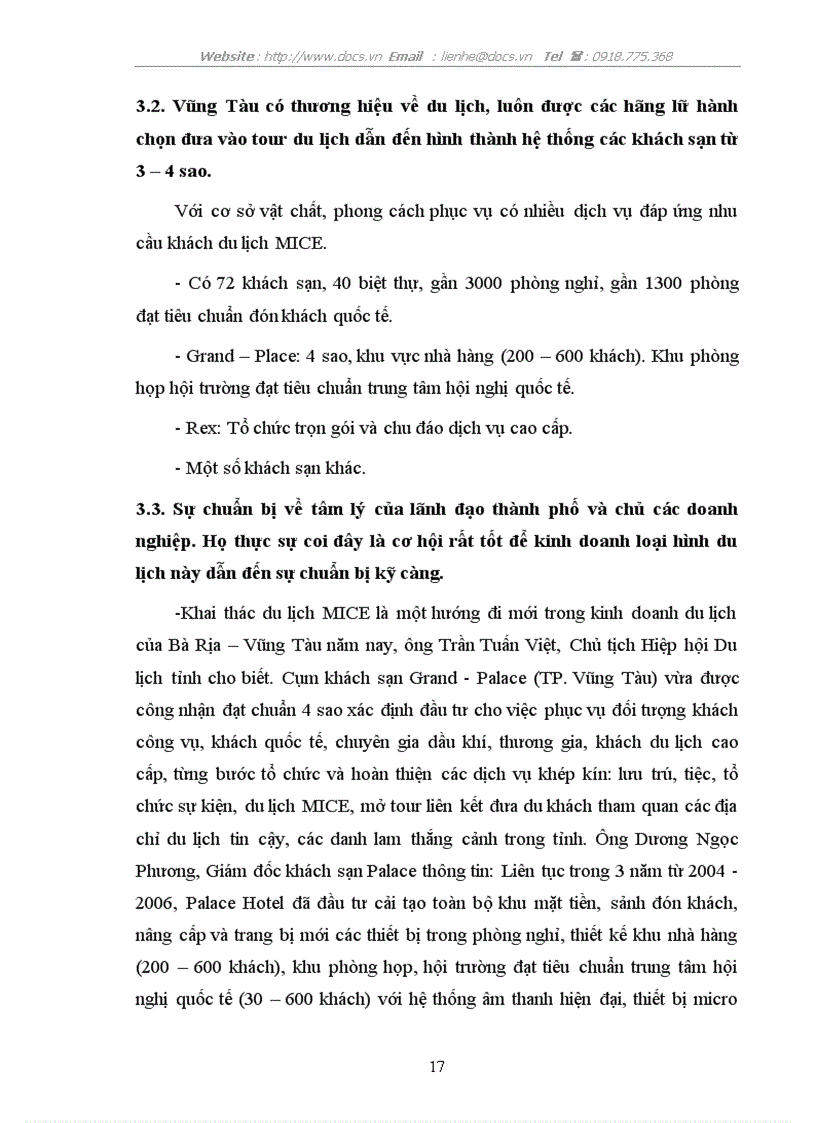 image for page Phát triển du lịch MICE