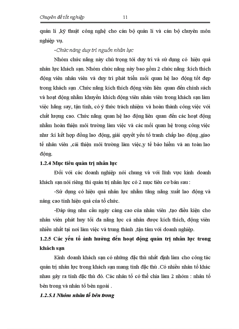 image for page Hoàn thiện công tác tạo dựng và duy trì nguồn nhân lực chất lượng cao tại khách sạn Hồng Ngọc