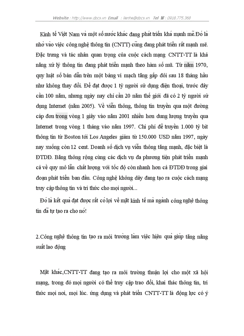 image for page Luâ n chư ng vai tro cu a công nghê thông tin tơ i sư pha t triê n kinh tê