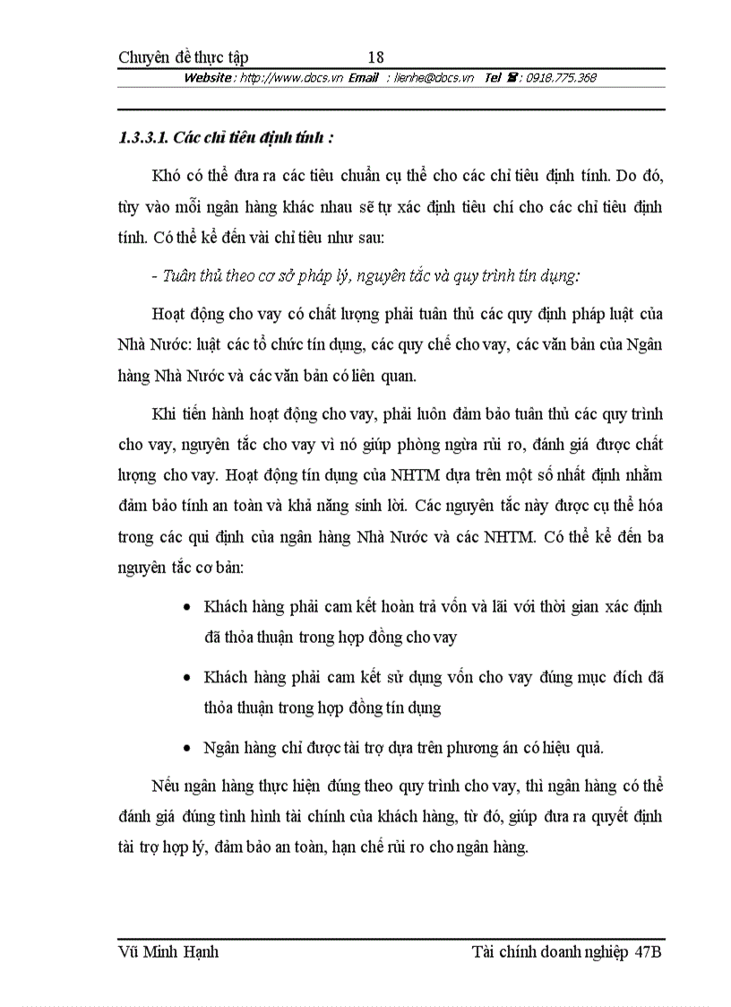 image for page Nâng cao chất lượng cho vay đối với doanh nghiệp vừa và nhỏ tại chi nhánh Láng Hạ Ngân hàng thương mại cổ phần Quân Đội