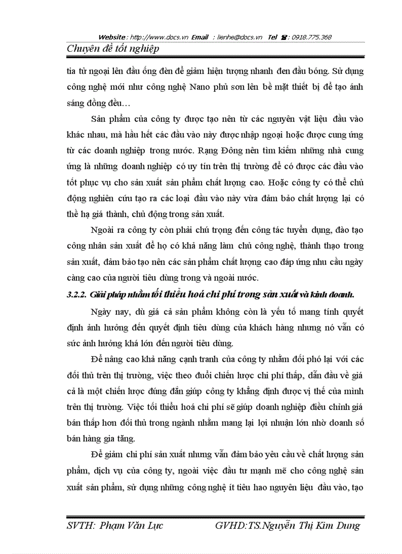 image for page Giải pháp nâng cao năng lực cạnh tranh của công ty cổ phần bóng đèn và phích nước Rạng Đông