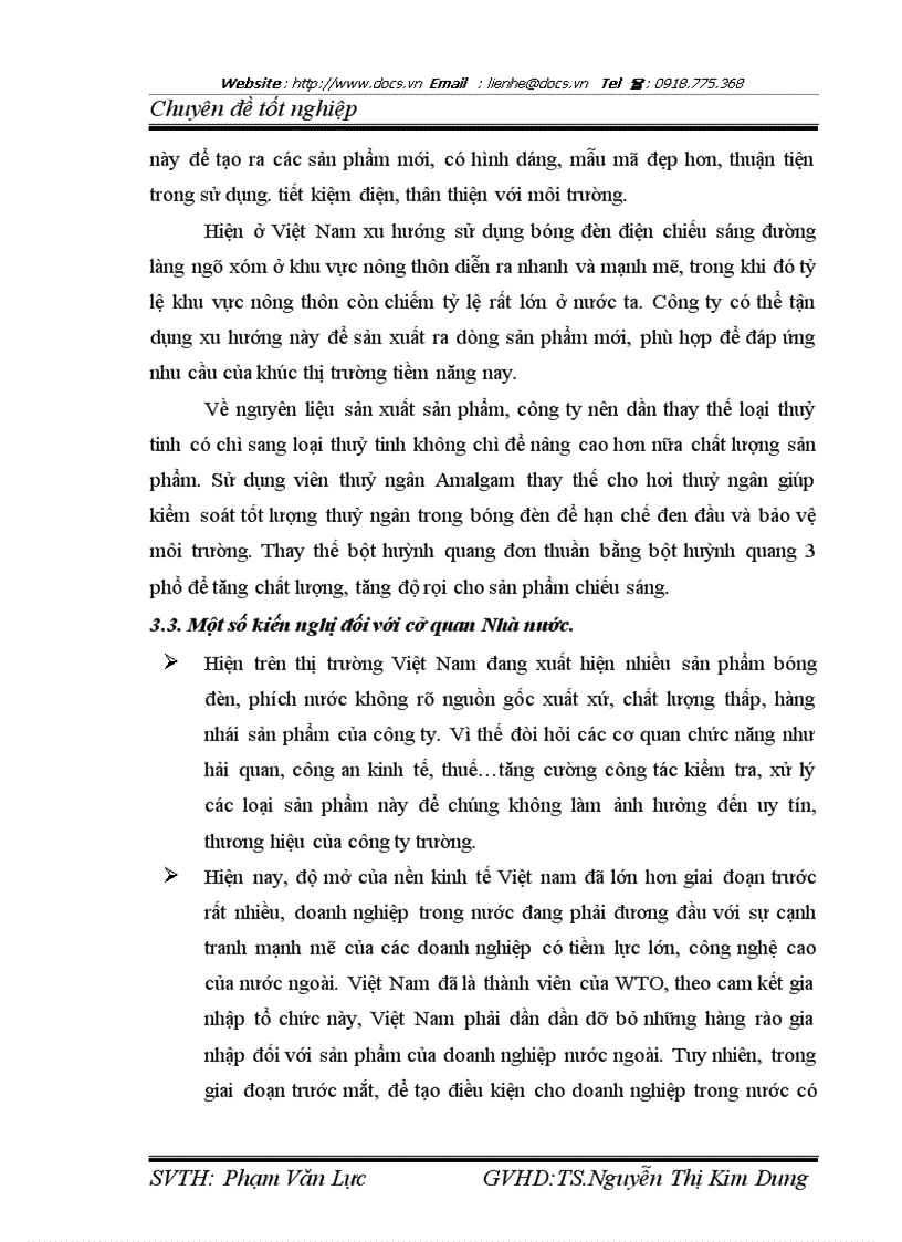 image for page Giải pháp nâng cao năng lực cạnh tranh của công ty cổ phần bóng đèn và phích nước Rạng Đông