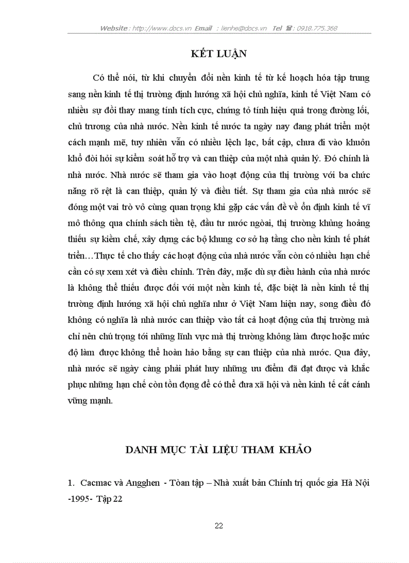 image for page Vai trò của nhà nước xã hội chủ nghĩa Việt Nam đối với nền kinh tế thị trường hiện nay