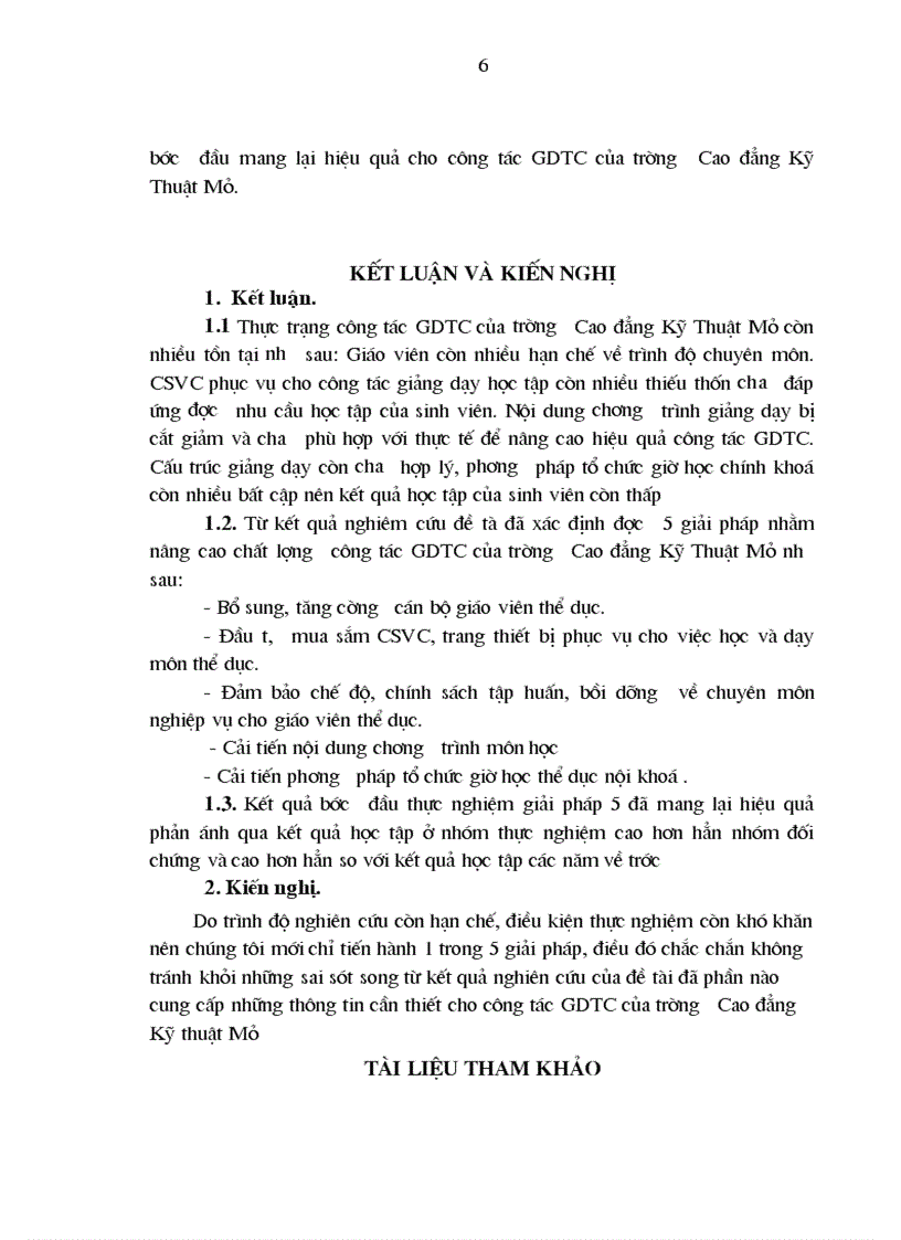 image for page Nghiên cứu lựa chọn một số biện pháp nhằm nâng cao chất lượng giáo dục thể chất cho sinh viên trường Cao đẳng Kỹ Thuật Mỏ Đông Triều Quảng Ninh