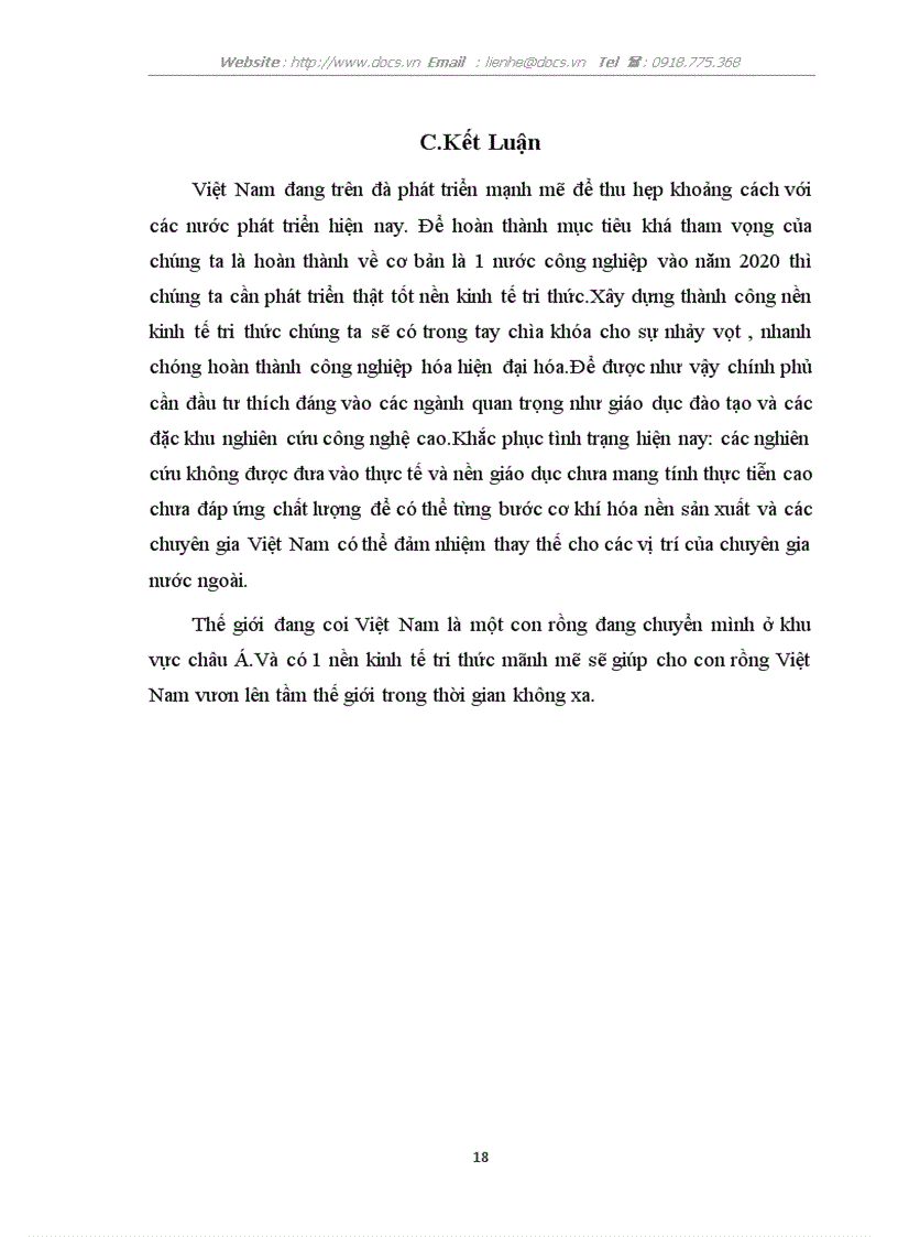 image for page Xây dựng nền kinh tế tri thức ở VN trong quá trình CNH hiện nay