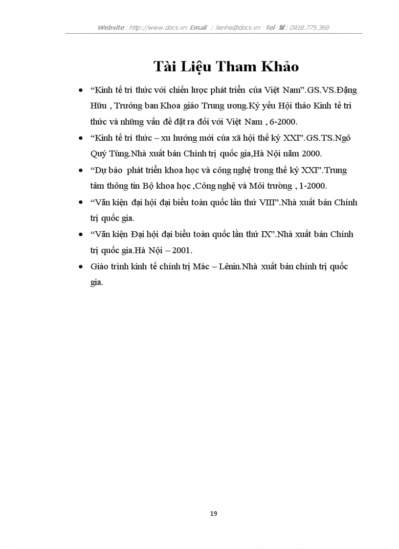 image for page Xây dựng nền kinh tế tri thức ở VN trong quá trình CNH hiện nay