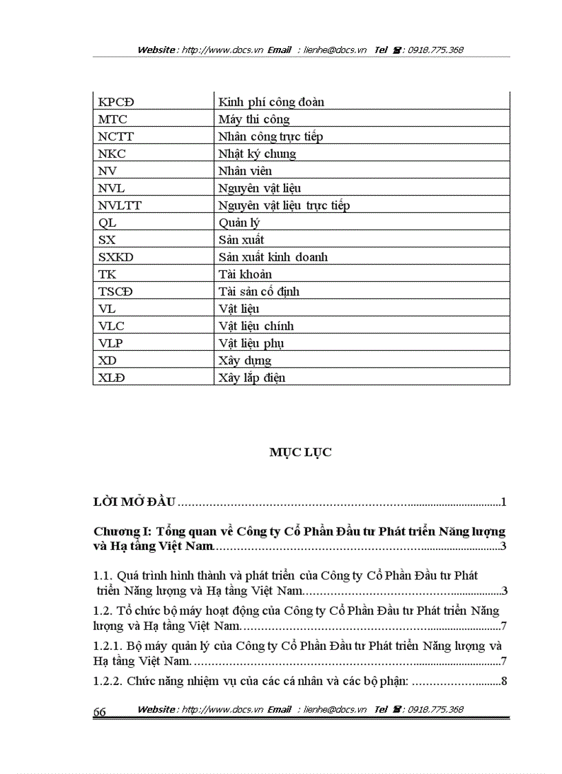 image for page Hoàn thiện kế toán chi phí sản xuất và tính giá thành sản phẩm xây lắp tại Công ty CP Đầu tư Phát triển Năng lượng và Hạ tầng Việt Nam