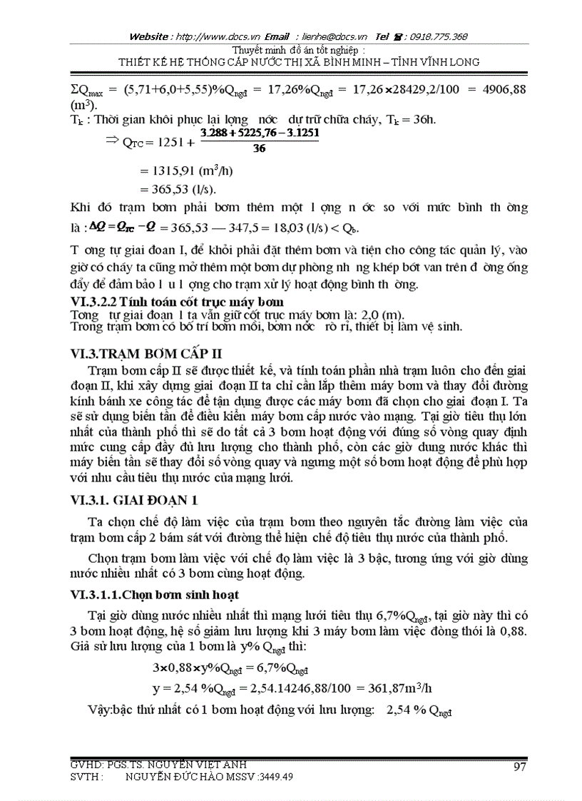 image for page Thiết kế cải tạo và mở rộng hệ thống cấp nước thị xã Bình Minh tỉnh Vĩnh Long