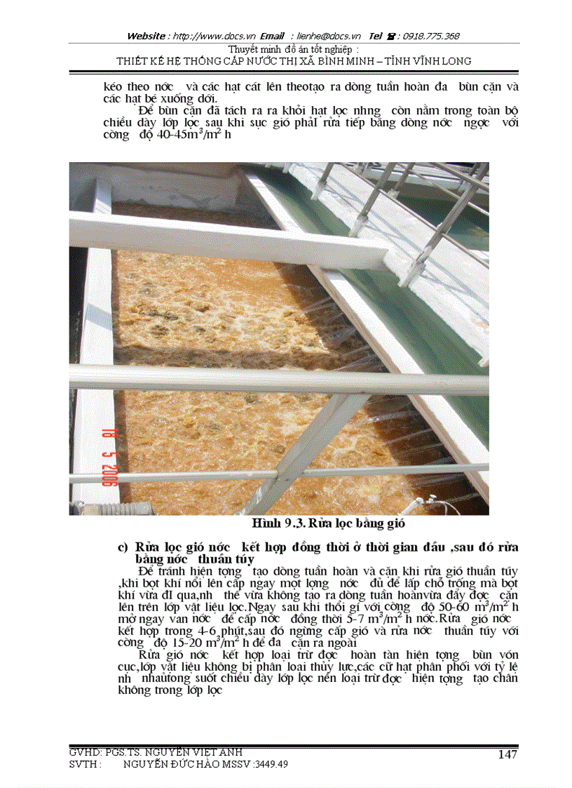 image for page Thiết kế cải tạo và mở rộng hệ thống cấp nước thị xã Bình Minh tỉnh Vĩnh Long