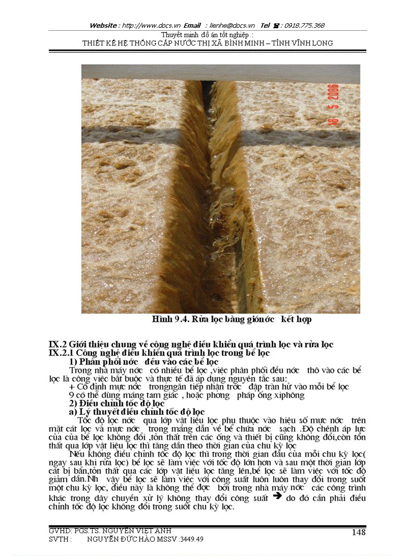 image for page Thiết kế cải tạo và mở rộng hệ thống cấp nước thị xã Bình Minh tỉnh Vĩnh Long