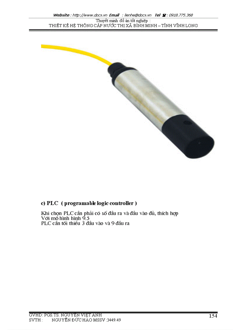 image for page Thiết kế cải tạo và mở rộng hệ thống cấp nước thị xã Bình Minh tỉnh Vĩnh Long