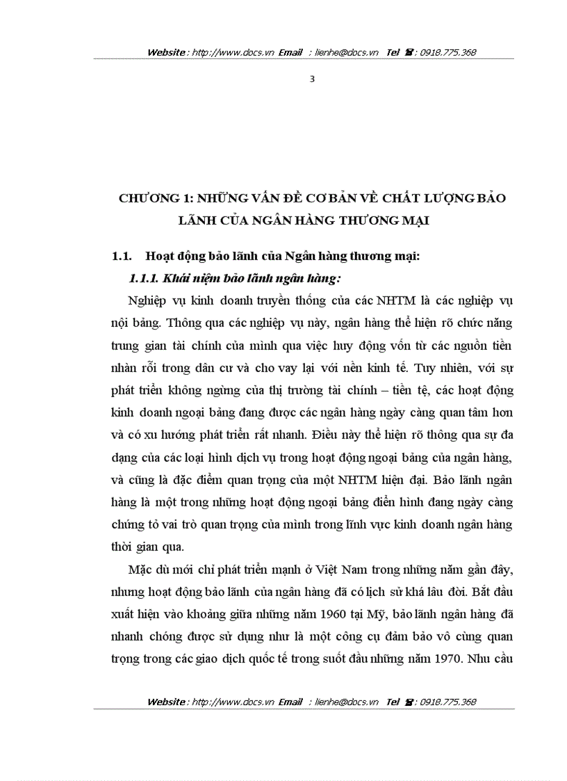 image for page Nâng cao chất lượng bảo lãnh tại ngânhàng NHTMCP Kỹ Thương TechcomBank Việt Nam
