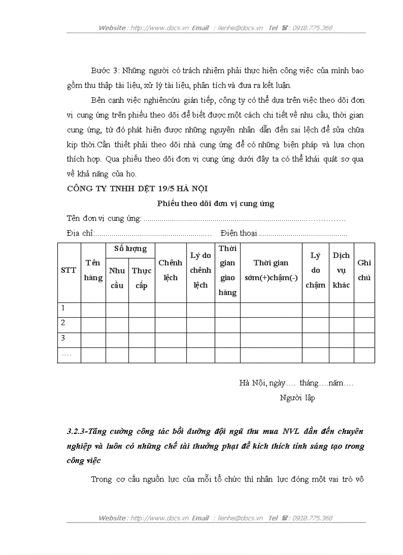 image for page Hoạt động mua nguyên vật liệu ở công ty TNHH Nhà nước một thành viên Dệt 19 5 Hà Nội